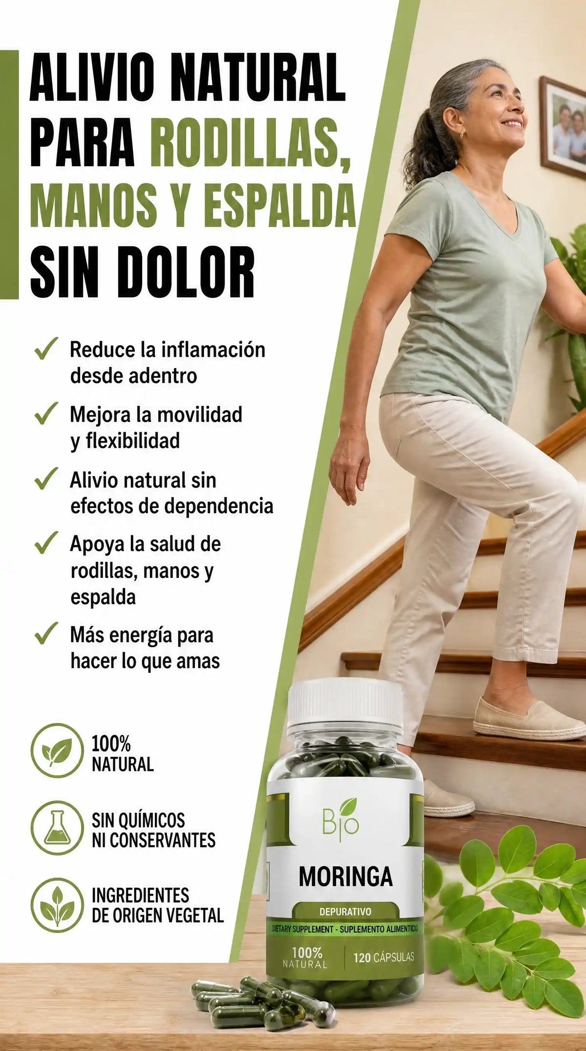 Moringa - Dolor articular / inflamación
